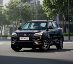 Mahindra XUV400 EV front angle view