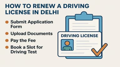 How to Renew Driving License in Delhi